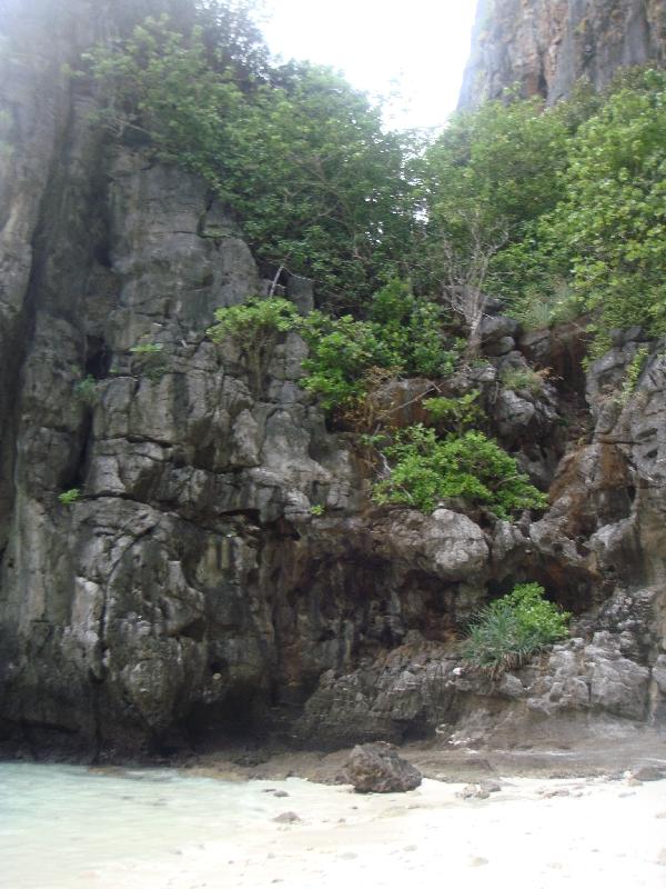 Limestone Rocks around Maya Bay, Ko Phi Phi Don Thailand
