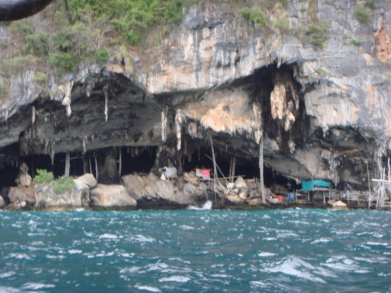 The Viking Cave of Phi Phi Leh, Ko Phi Phi Don Thailand