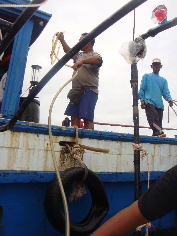 Ko Phi Phi Don Thailand Longtail boat gas station