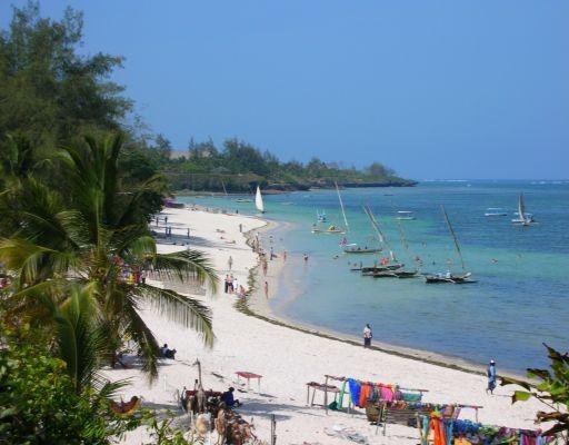 Mombasa Kenya Shanzu Beach in Mombasa