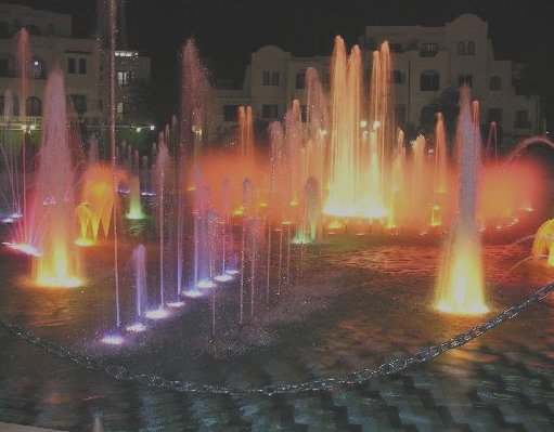Fountain in Port El Kanatoui, Tunisia