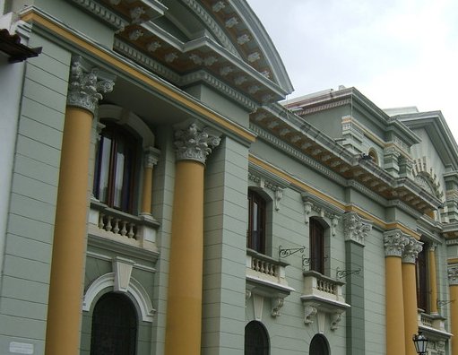 Colonial buildings in Caracas, Venezuela