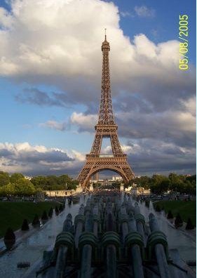 Picture of the Eiffel Tower, Paris France