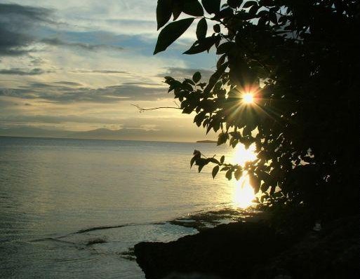 Cebu Island Philippines Sunset over Cebu Island