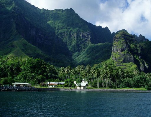 Fatu Hiva French Polynesia Virgin Bay, Fatu Hiva, French Polynesia