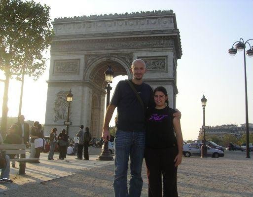 The Arc du Triomphe in Paris, Paris France