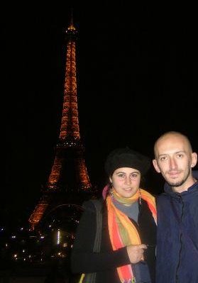 Photos of the Eiffel Tower by night, France