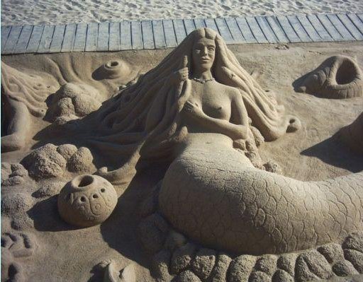 Sand sculpture contest in Albufeira, Albufeira Portugal