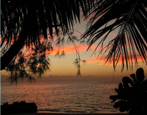 Sunset over Giravaru, Kaafu Atoll, Maldives