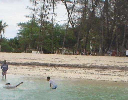 Malindi Kenya Local kids playing around