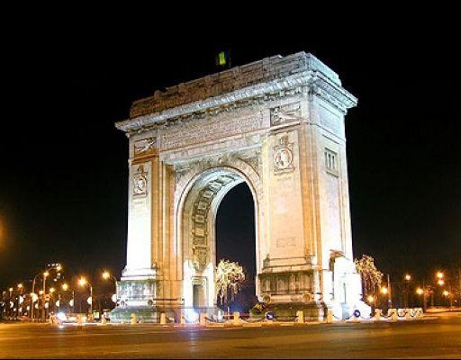 Arc de Triomphe in Bucharest, Romania