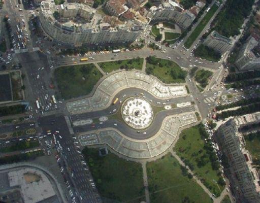 Fountains of Urinii Square, Bucharest, Romania