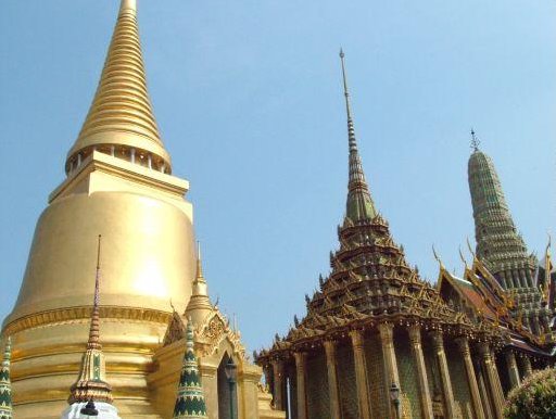 Grand Palaca Temples in Bangkok, Thailand