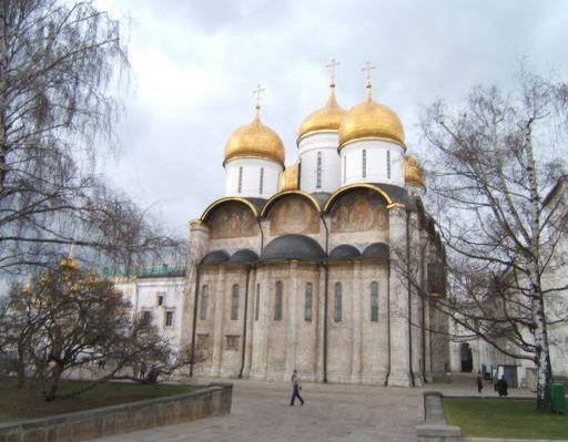 Uspensky cathedral, Kremlin, Moscow, Russia