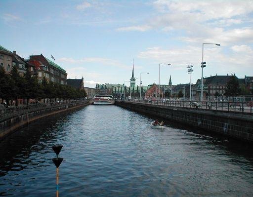 Copenhagen Denmark Christianshavns Canal in Copenhagen, Denmark