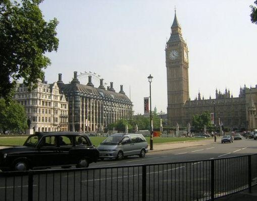 London United Kingdom Panorama of the Big Ben in London