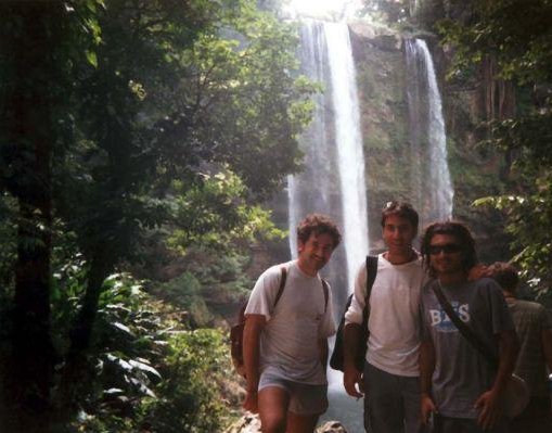 At the Misol-Ha Waterfalls., Mexico