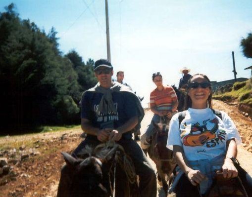 Horse Riding from San Cristobal a San Juan Chamula., Mexico