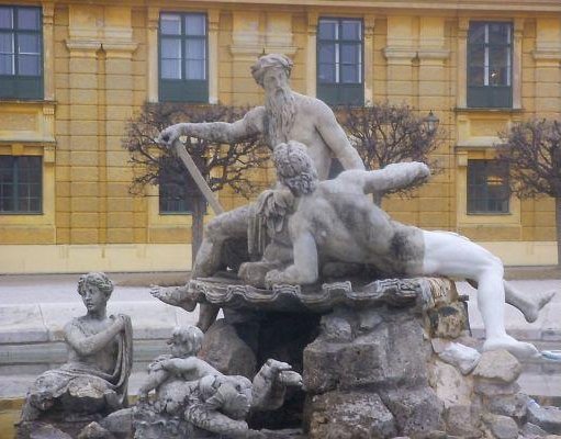 Fountain in Vienna, Austria, Vienna Austria