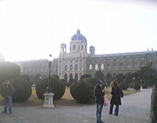 Vienna Austria Maria Theresa Square in Vienna.