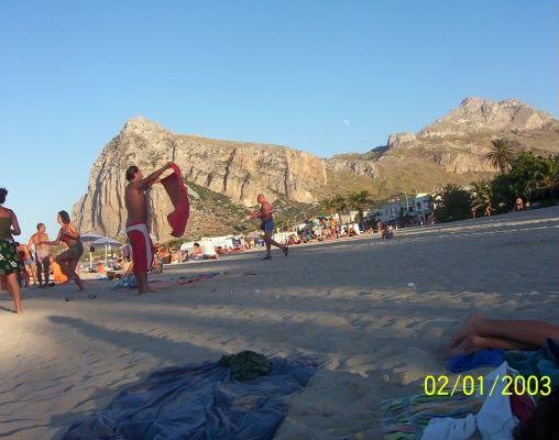 San Vito Lo Capo Italy On the beach in San Vito.