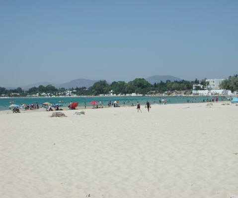 The beach in Tunis., Tunisia