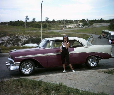 Authentic Cuban car., Cuba