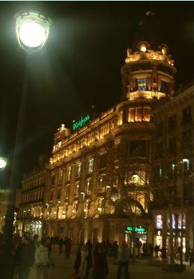 Photos of Barcelona at night., Barcelona Spain