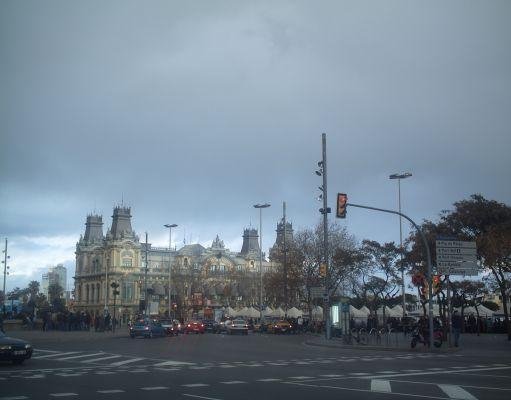 Building in Barcelona, streetview., Spain