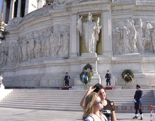 In front of Piazza Venezia in Rome., Rome Italy