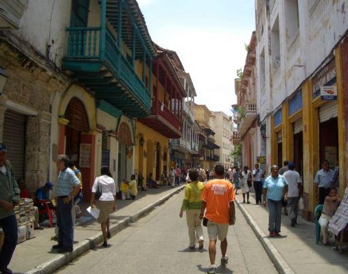 Le strade di Cartagena, Colombia., Colombia