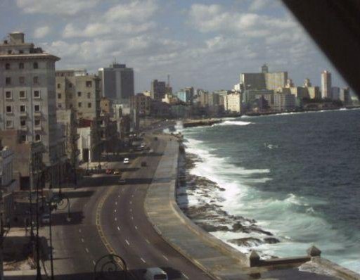 Havana Cuba View of Malecon de la Habana, in Cuba.