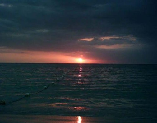 Negril Jamaica Sunset over Negril, Jamaica.