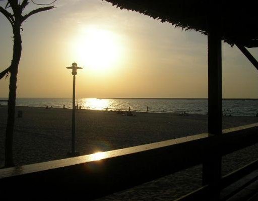 Dubai United Arab Emirates Photo of Jumeira Beach at sunset.