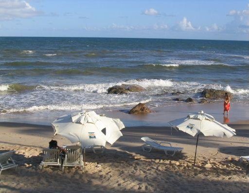 Pictures of a beach outside Salvador de Bahia. Salvador Brazil South America