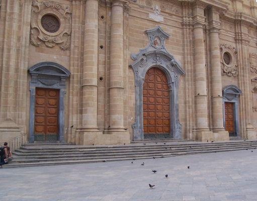 Sicily Italy Basilica in Sciacca, Sicily.