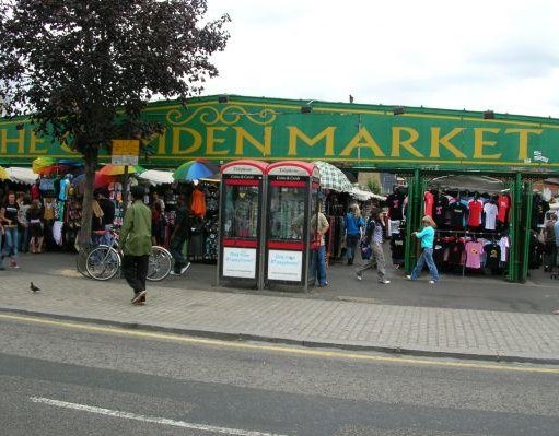 The markets of Camden Town., London United Kingdom