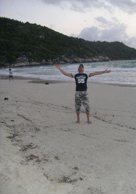 The beach at Ko Phangan., Ko Phangan Thailand