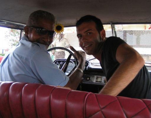 Our Cuban taxi driver., Cuba