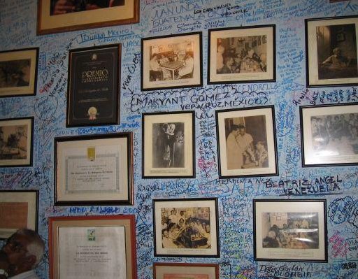 La Bodeguita del Medio, in Havana., Cuba