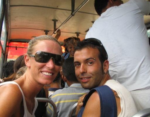 Taking a busride in Havana, Cuba., Cuba