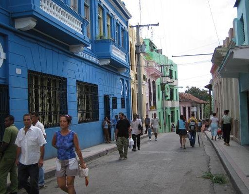 The streets of Santiago, Cuba., Havana Cuba