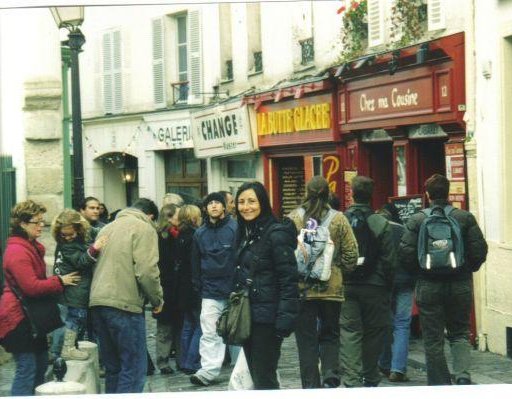 French quarter of Montmartre in Paris., Paris France