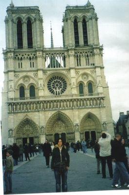 Photo of the Notre Dame in Paris., Paris France