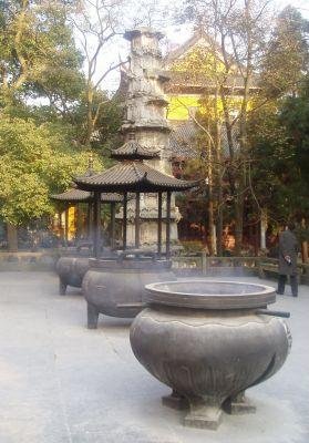 Shanghai China Longhua Temple in Shanghai, China.