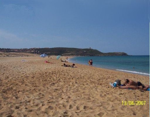 The beach of Costa Verde, in Sardinia., Italy
