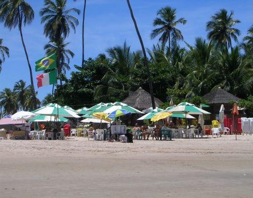 Salvador Brazil The beach of Salvador de Bahia, Brazil.