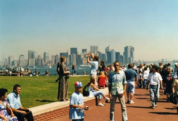 Taking pictures at the of Liberty, New York.
, New York United States