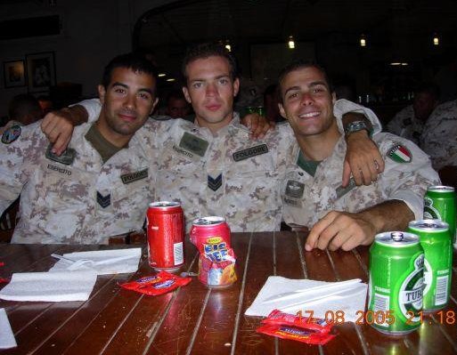 At the military base in Iraq, Iraq