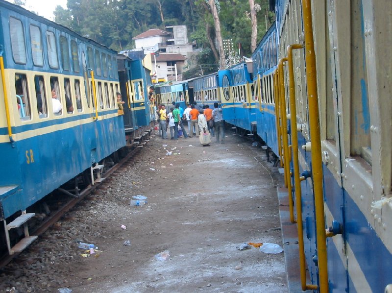 Pictures at the train station in Kochi, India., India